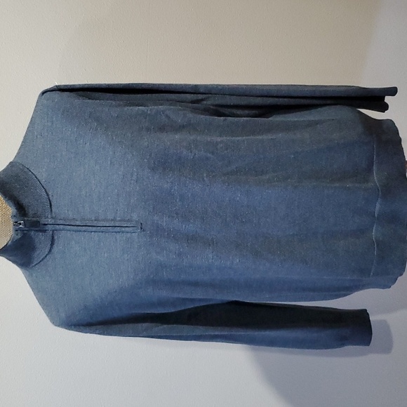 UNTUCKit Other - Untuckit merino wool charcoal Grey knit long sleeve sweater 1/4 zip